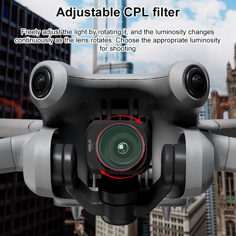 For DJI Mini 4 Pro STARTRC Drone Lens Filter, Lens:Adjustable CPL - Lens Filter by STARTRC | Online Shopping South Africa | PMC TechLife | Buy Now Pay Later Mobicred