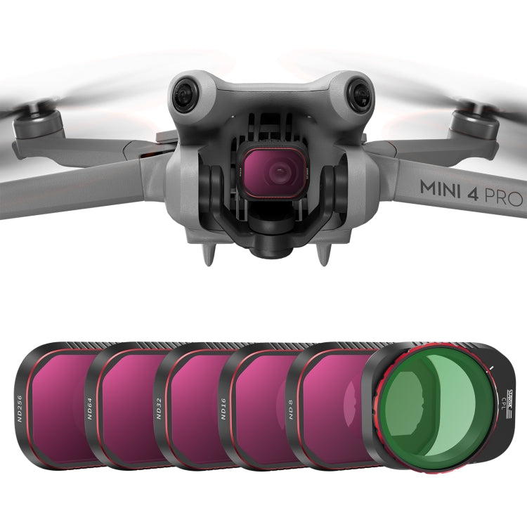 For DJI Mini 4 Pro STARTRC Drone Lens Filter, Lens:CPL ND8/16/32/64/256 - free shipping - PMC TechLife - Order now!