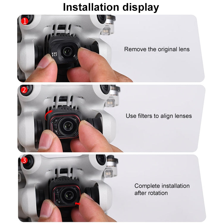 For DJI Mini 4 Pro STARTRC Drone Lens Filter, Lens:CPL ND8/16/32/64/256 - free shipping - PMC TechLife - Order now!