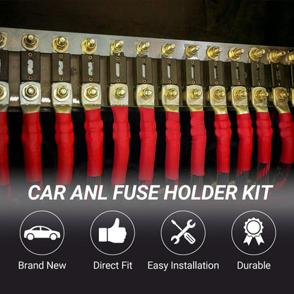 3 in 1 ANL Car Audio Modified Fuse Holder with 200A Fuse, Current:500A - Fuse by PMC Jewellery | Online Shopping South Africa | PMC Jewellery | Buy Now Pay Later Mobicred