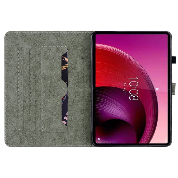 For Lenovo Tab M11/Xiaoxin Pad 11 2024 Tiger Pattern Flip Leather Tablet Case(Dark Blue) - free shipping - PMC Jewellery - Order now!