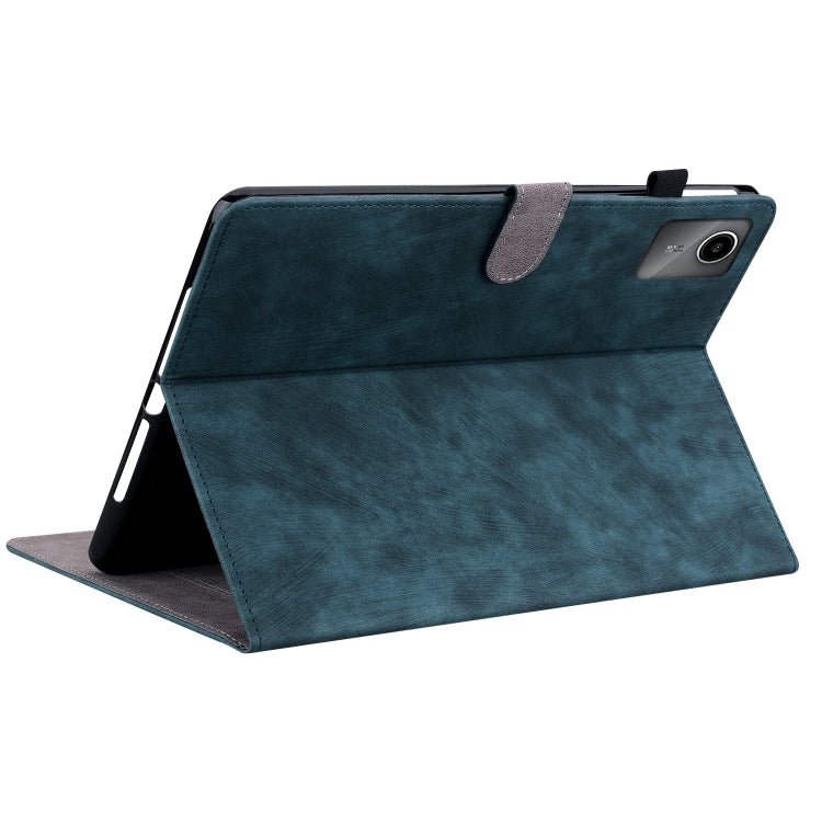 For Lenovo Tab M11/Xiaoxin Pad 11 2024 Tiger Pattern Flip Leather Tablet Case(Dark Blue) - free shipping - PMC Jewellery - Order now!