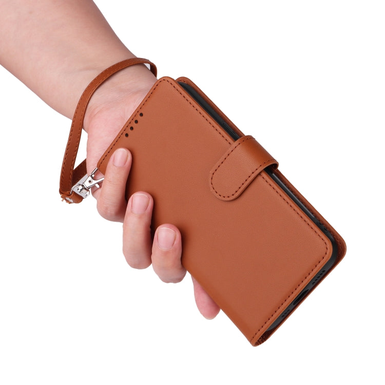 For iPhone 16 Pro BETOPNICE BN-005 2 in 1 Detachable Imitate Genuine Leather Phone Case(Brown) - iPhone 16 Pro Cases by BETOPNICE | Online Shopping South Africa | PMC Jewellery | Buy Now Pay Later Mobicred