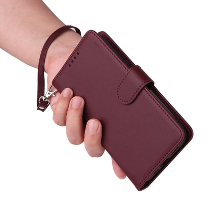 For iPhone 16 Pro BETOPNICE BN-005 2 in 1 Detachable Imitate Genuine Leather Phone Case(Wine Red) - iPhone 16 Pro Cases by BETOPNICE | Online Shopping South Africa | PMC Jewellery | Buy Now Pay Later Mobicred