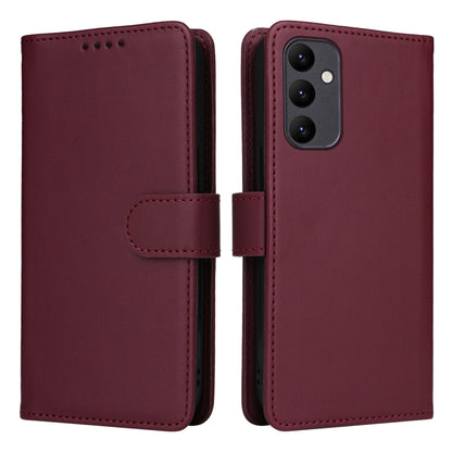 For Samsung Galaxy A25 5G BETOPNICE BN-005 2 in 1 Detachable Imitate Genuine Leather Phone Case(Wine Red) - Galaxy Phone Cases by BETOPNICE | Online Shopping South Africa | PMC Jewellery