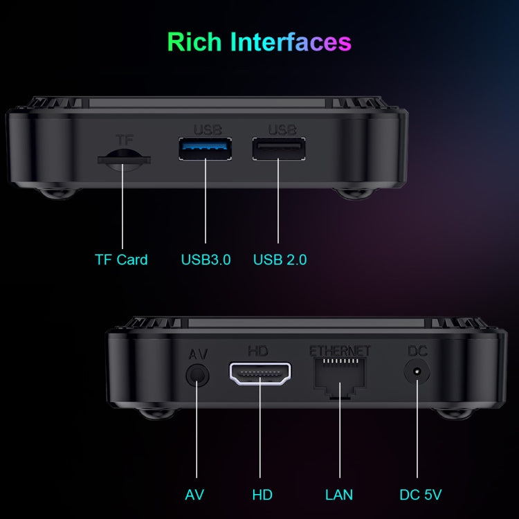 HK1 RBOX K8 8K Android 13.0 Smart TV Box with Remote Control, 4GB+64GB, RK3528 Quad-Core(US Plug) - Others by PMC TechLife | Online Shopping South Africa | PMC TechLife | Buy Now Pay Later Mobicred