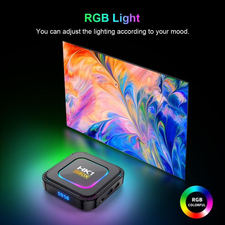 HK1 RBOX K8 8K Android 13.0 Smart TV Box with Remote Control, 4GB+32GB, RK3528 Quad-Core(AU Plug) - Others by PMC TechLife | Online Shopping South Africa | PMC TechLife | Buy Now Pay Later Mobicred