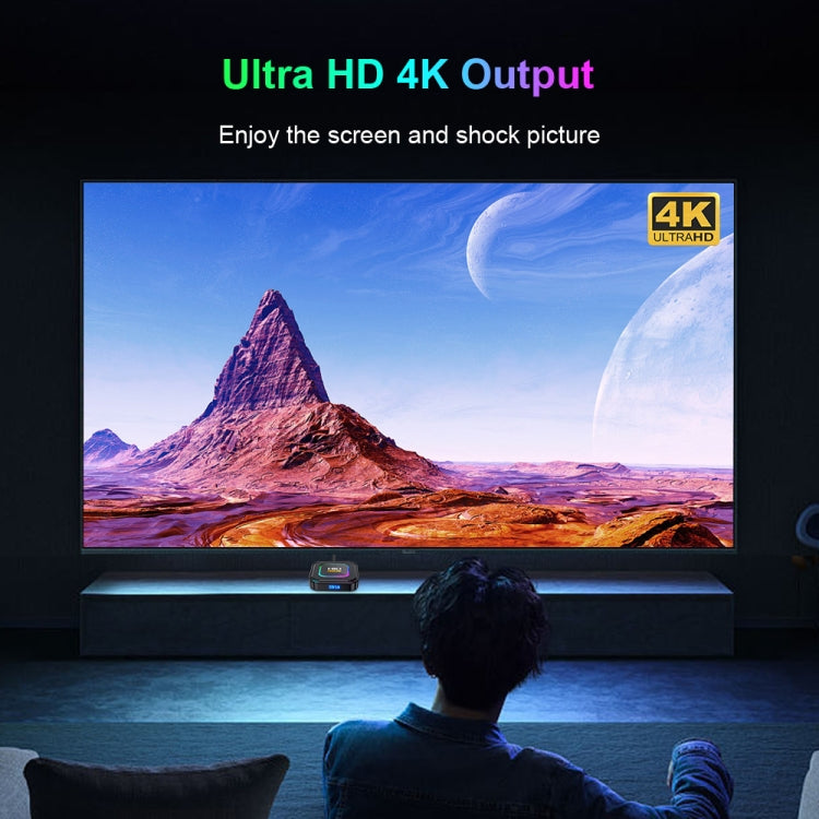 HK1 RBOX K8 8K Android 13.0 Smart TV Box with Remote Control, 4GB+128GB, RK3528 Quad-Core(AU Plug) - Others by PMC TechLife | Online Shopping South Africa | PMC TechLife | Buy Now Pay Later Mobicred