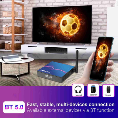 TX98 Pro 4K Ultra HD Android 12.0 Smart TV Box with Remote Control, 2GB+16GB, Allwinner H618 Quad-Core(UK Plug) - Others by PMC Jewellery | Online Shopping South Africa | PMC Jewellery | Buy Now Pay Later Mobicred