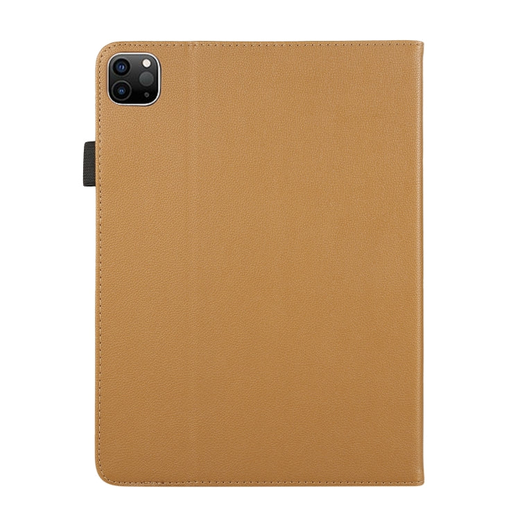 For iPad Pro 11 2024 Litchi Texture Leather Sucker Tablet Case(Brown) - iPad Pro 11 2024 Cases by PMC Jewellery | Online Shopping South Africa | PMC Jewellery | Buy Now Pay Later Mobicred