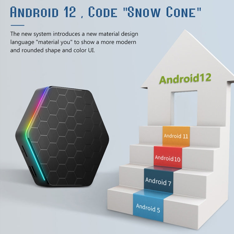 T95Z Plus 8K WiFi6 Android 12.0 Smart TV Box with Remote Control, 4GB+32GB, Allwinner H618 Quad-Core(US Plug) - Others by PMC TechLife | Online Shopping South Africa | PMC TechLife | Buy Now Pay Later Mobicred