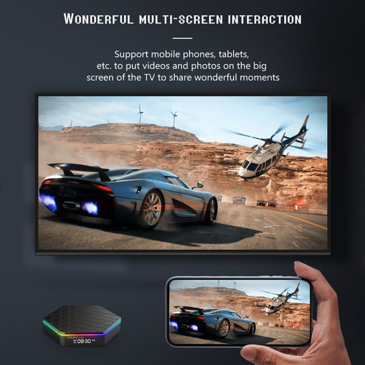 T95Z Plus 8K WiFi6 Android 12.0 Smart TV Box with Remote Control, 2GB+16GB, Allwinner H618 Quad-Core(US Plug) - Others by PMC TechLife | Online Shopping South Africa | PMC TechLife | Buy Now Pay Later Mobicred