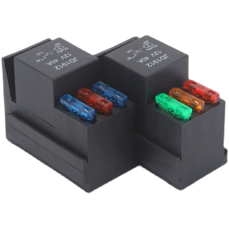 24V 4 Pin Car RV Engine Compartment Multi-Way Fuse Holder 3 Ways With Relay Holder - Fuse by PMC TechLife | Online Shopping South Africa | PMC TechLife | Buy Now Pay Later Mobicred