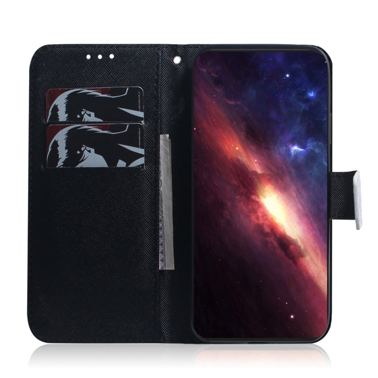 For Motorola Edge 2024 Coloured Drawing Flip Leather Phone Case(Panda) - Motorola Cases by PMC Jewellery | Online Shopping South Africa | PMC Jewellery | Buy Now Pay Later Mobicred