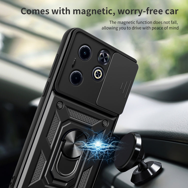 For Infinix Hot 40i / Smart 8 Sliding Camera Cover Design TPU+PC Phone Case(Red) - free shipping - PMC TechLife - Order now!