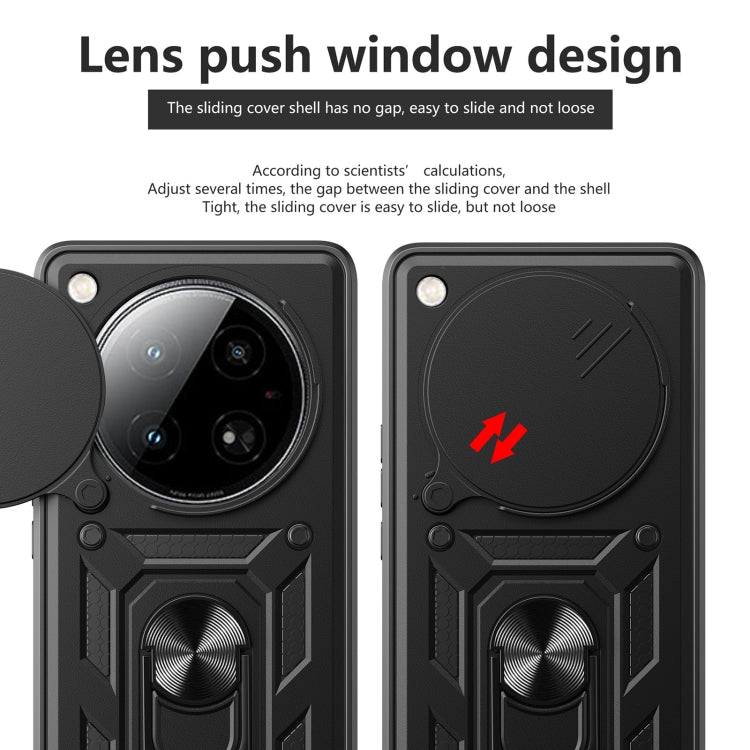 For Infinix Zero 40 5G Sliding Camera Cover Design TPU+PC Phone Case(Black) - free shipping - PMC TechLife - Order now!