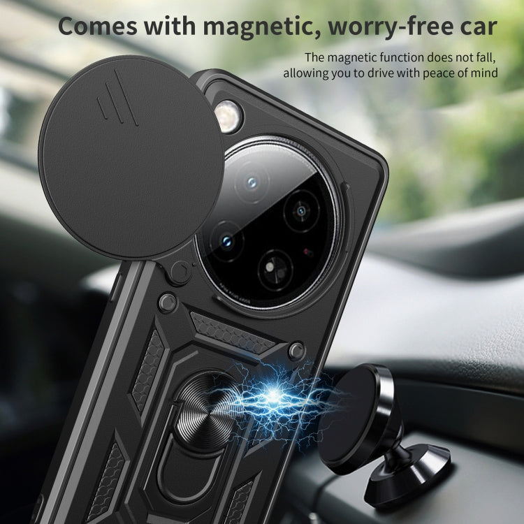 For Infinix Zero 40 5G Sliding Camera Cover Design TPU+PC Phone Case(Black) - free shipping - PMC TechLife - Order now!
