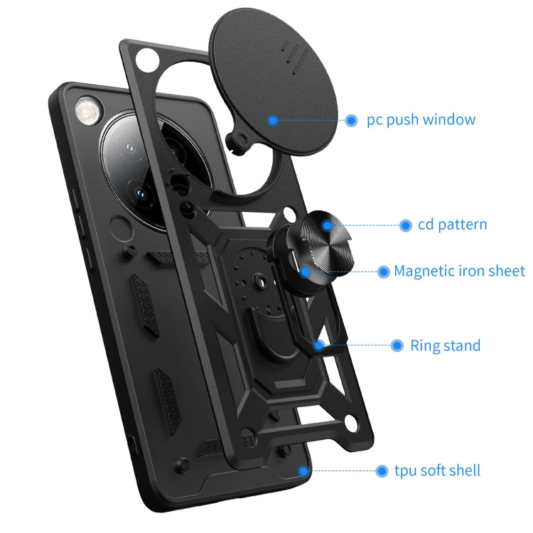 For Infinix Zero 40 5G Sliding Camera Cover Design TPU+PC Phone Case(Rose Gold) - free shipping - PMC TechLife - Order now!