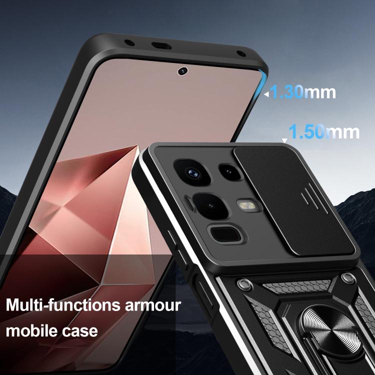 For Infinix Note 50x Sliding Camera Cover Design TPU+PC Phone Case(Red) - free shipping - PMC TechLife - Order now!
