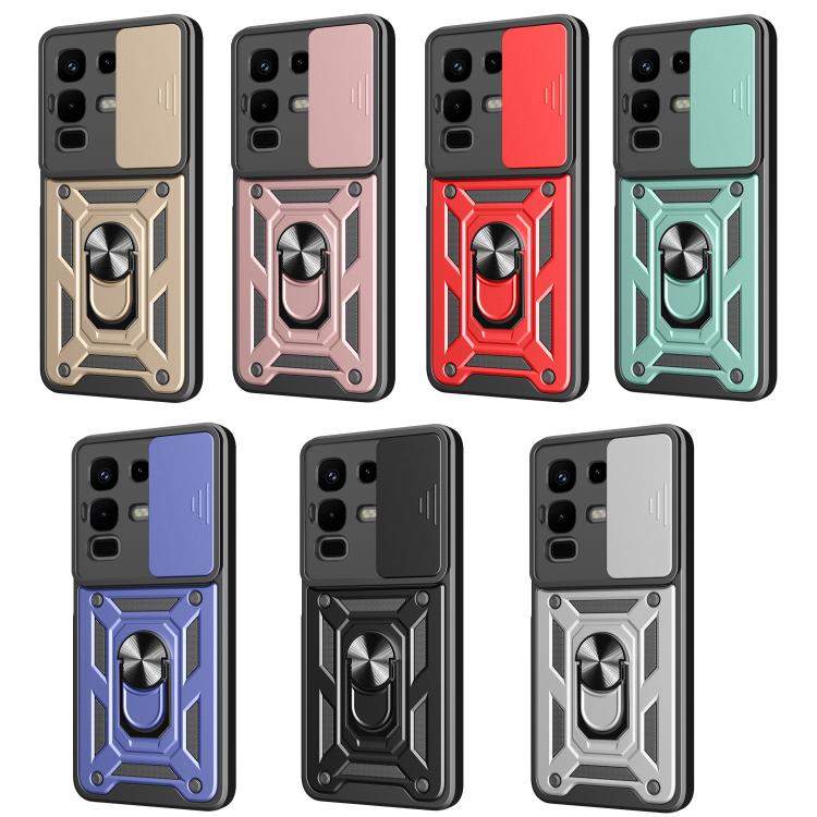 For Infinix Note 50x Sliding Camera Cover Design TPU+PC Phone Case(Gold) - free shipping - PMC TechLife - Order now!