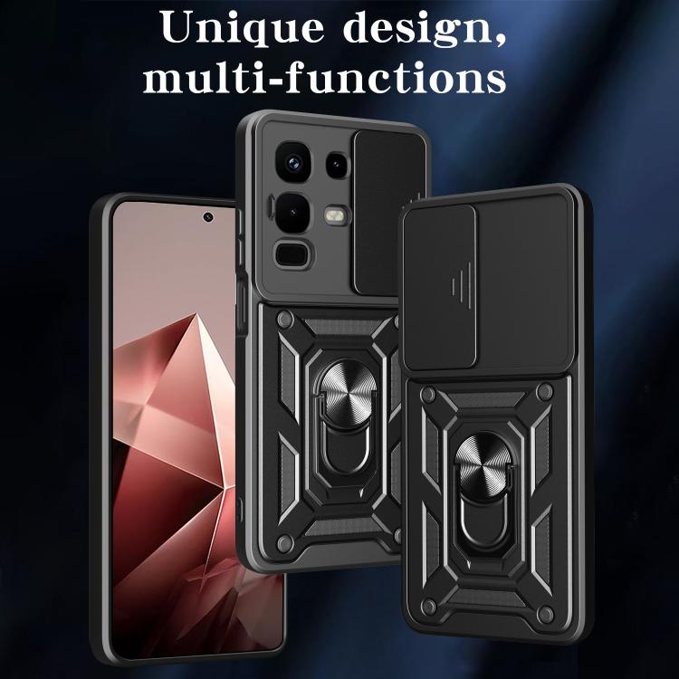 For Infinix Note 50x Sliding Camera Cover Design TPU+PC Phone Case(Gold) - free shipping - PMC TechLife - Order now!