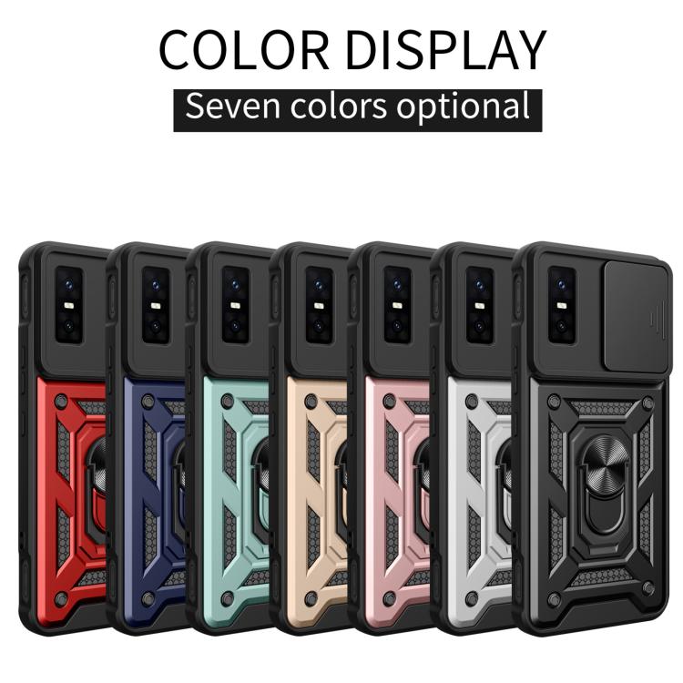 For Infinix GT 30 Pro Sliding Camera Cover Design TPU+PC Phone Case(Black) - free shipping - PMC TechLife - Order now!