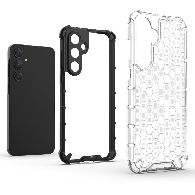 For Samsung Galaxy A35 5G Shockproof Honeycomb PC + TPU Protective Phone Case(Black) - Galaxy Phone Cases by PMC TechLife | Online Shopping South Africa | PMC TechLife | Buy Now Pay Later Mobicred