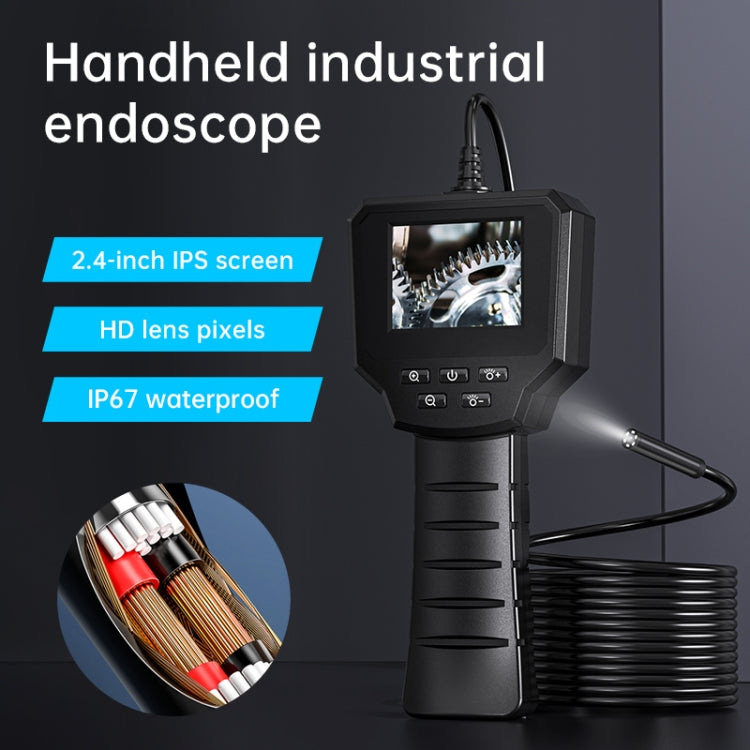 128AV 8mm Lenses Industrial Pipeline Endoscope with 2.4 inch Screen, Spec:1m Tube -  by PMC Jewellery | Online Shopping South Africa | PMC Jewellery | Buy Now Pay Later Mobicred