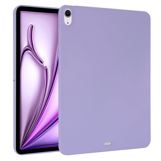 For iPad Air 13 2024 Oil Spray Skin-friendly TPU Tablet Case(Purple) - iPad Air 13 2024 Cases by PMC Jewellery | Online Shopping South Africa | PMC Jewellery | Buy Now Pay Later Mobicred