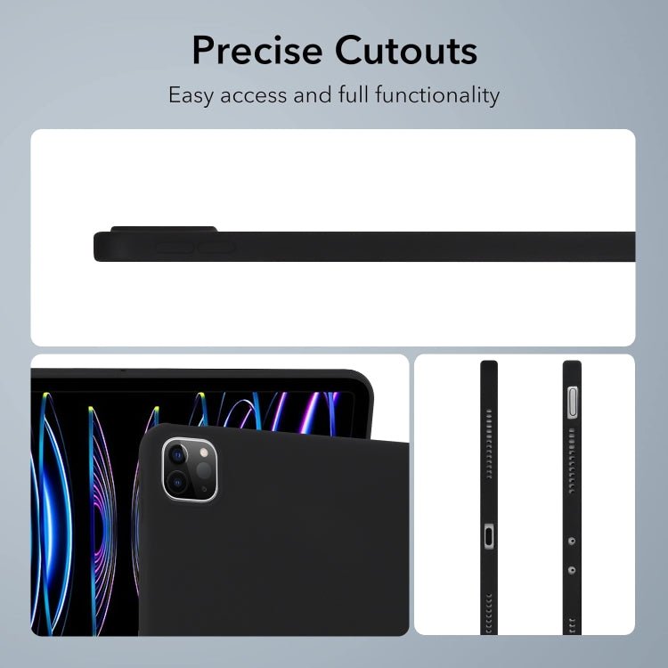 For iPad Pro 11 2024 Oil Spray Skin-friendly TPU Tablet Case(Black) - iPad Pro 11 2024 Cases by PMC TechLife | Online Shopping South Africa | PMC TechLife | Buy Now Pay Later Mobicred