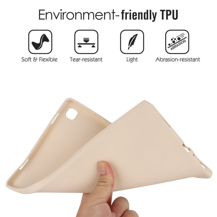 For Samsung Galaxy Tab S9 Oil Spray Skin-friendly TPU Tablet Case(Milk White) - Galaxy Tab S9 Cases by PMC Jewellery | Online Shopping South Africa | PMC Jewellery | Buy Now Pay Later Mobicred