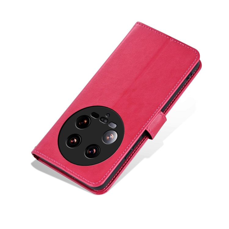 For Xiaomi 14 Ultra AZNS Sheepskin Texture Flip Leather Phone Case(Red) - 14 Ultra Cases by AZNS | Online Shopping South Africa | PMC Jewellery | Buy Now Pay Later Mobicred