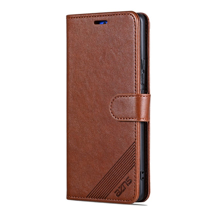 For Xiaomi Redmi Turbo 3 AZNS Sheepskin Texture Flip Leather Phone Case(Brown) - Xiaomi Cases by AZNS | Online Shopping South Africa | PMC Jewellery | Buy Now Pay Later Mobicred