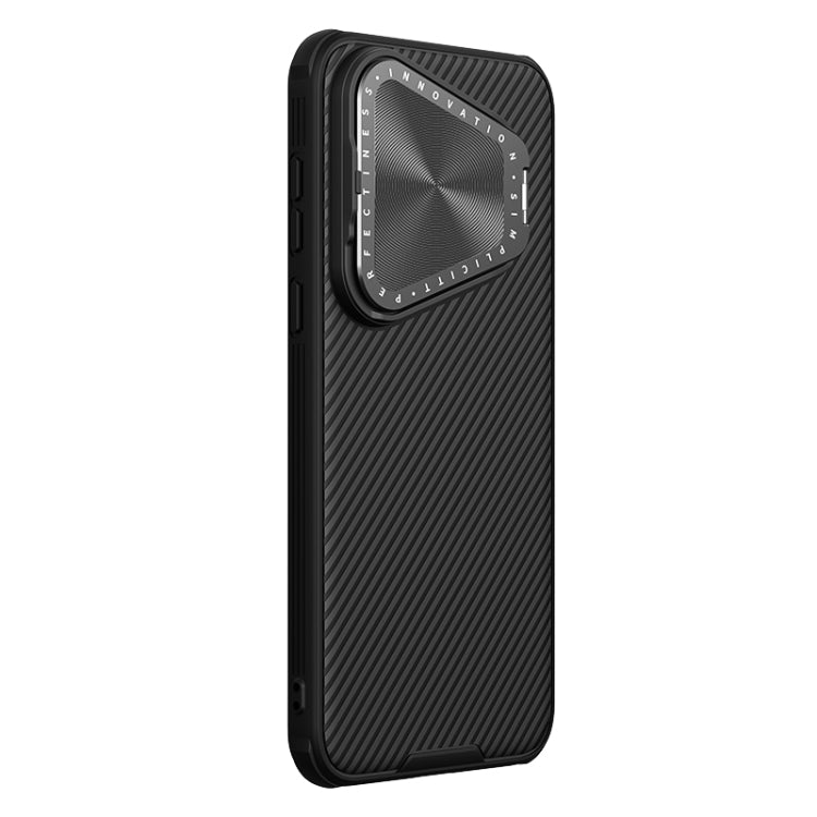 For Huawei Pura 70 NILLKIN Black Mirror Prop CD Texture Mirror Phone Case(Black) - Huawei Cases by NILLKIN | Online Shopping South Africa | PMC Jewellery | Buy Now Pay Later Mobicred