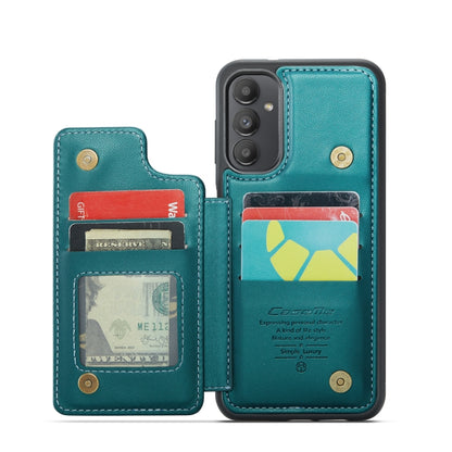 For Samsung Galaxy A13 5G CaseMe C22 Card Slots Holder RFID Anti-theft Phone Case(Blue Green) - Galaxy Phone Cases by CaseMe | Online Shopping South Africa | PMC Jewellery | Buy Now Pay Later Mobicred