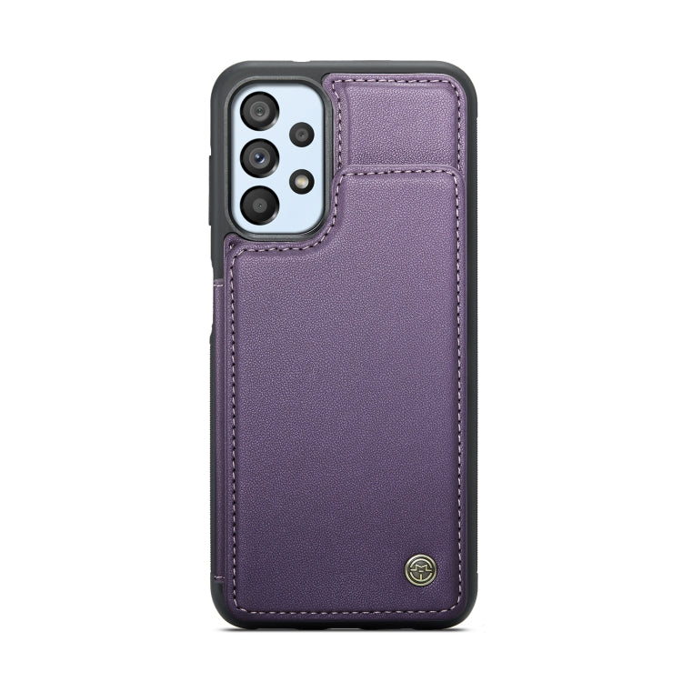 For Samsung Galaxy A53 5G CaseMe C22 Card Slots Holder RFID Anti-theft Phone Case(Purple) - Galaxy Phone Cases by CaseMe | Online Shopping South Africa | PMC Jewellery | Buy Now Pay Later Mobicred