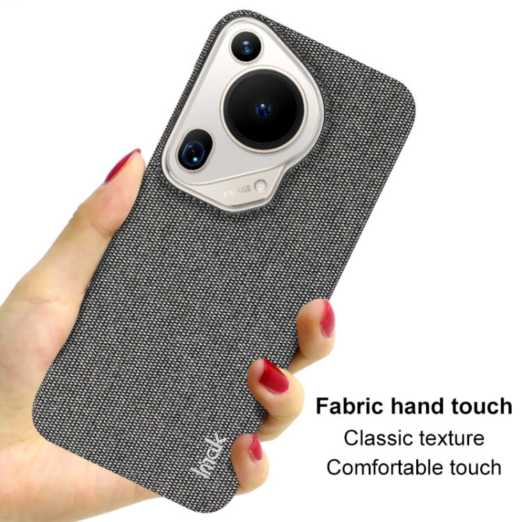 For Huawei Pura 70 Ultra imak Ruiyi Series Cloth Texture PU + PC Phone Case(Dark Grey) - Huawei Cases by imak | Online Shopping South Africa | PMC Jewellery | Buy Now Pay Later Mobicred