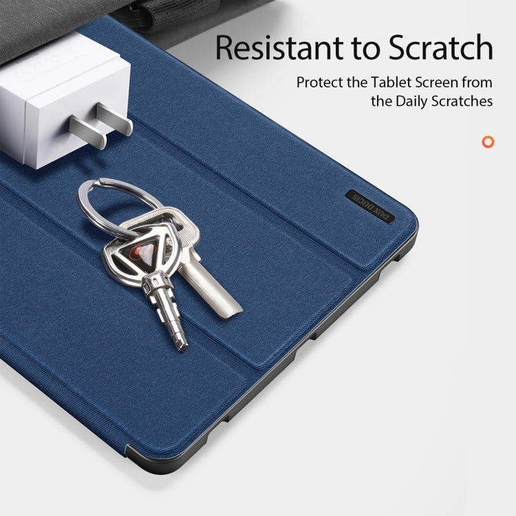 For Samsung Galaxy Tab S10+ DUX DUCIS Domo Series Magnetic Flip Leather Tablet Case(Blue) - free shipping - PMC Jewellery - Order now!