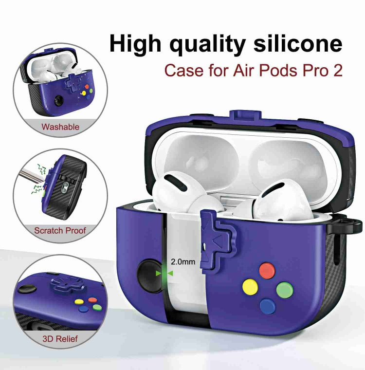 For AirPods Pro Game Console Shape Wireless Earphones Protective Case(Red) - For AirPods Pro by PMC Jewellery | Online Shopping South Africa | PMC Jewellery | Buy Now Pay Later Mobicred