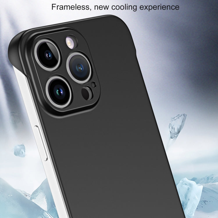 For iPhone 12 mini Frameless Metallic Paint Hybrid PC Phone Case(Sierra Blue) - free shipping - PMC TechLife - Order now!
