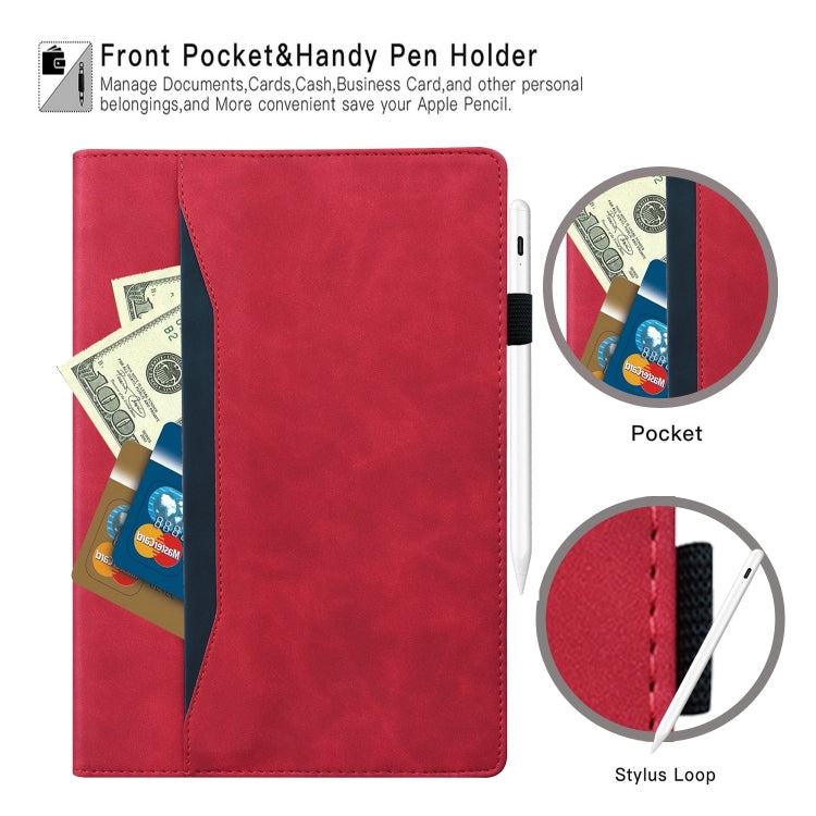 For Samsung Galaxy Tab S9 Ultra /S8 Ultra Splicing Shockproof Leather Tablet Case(Red) - free shipping - PMC Jewellery - Order now!