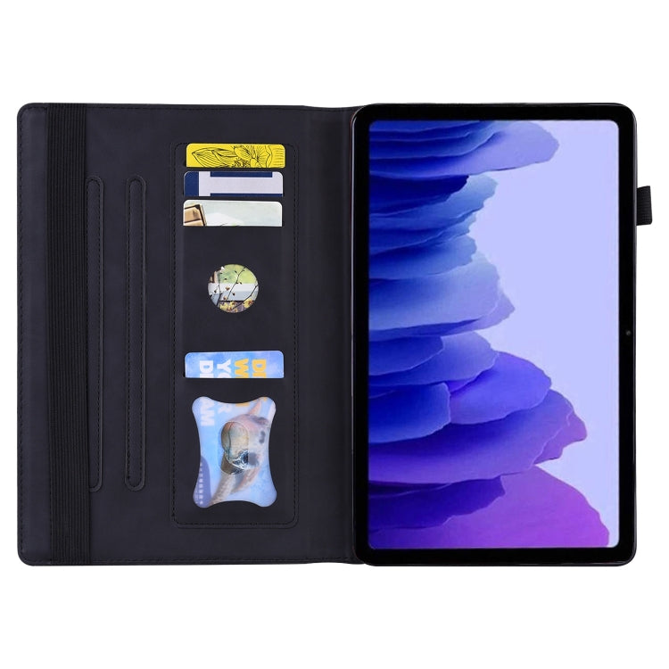 For Lenovo Tab P12 12.7 Splicing Shockproof Leather Tablet Case(Black) - Lenovo by PMC TechLife | Online Shopping South Africa | PMC TechLife | Buy Now Pay Later Mobicred
