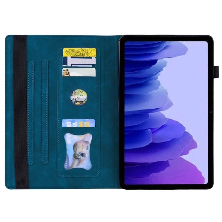 For Lenovo Tab P12 12.7 Splicing Shockproof Leather Tablet Case(Blue) - Lenovo by PMC TechLife | Online Shopping South Africa | PMC TechLife | Buy Now Pay Later Mobicred