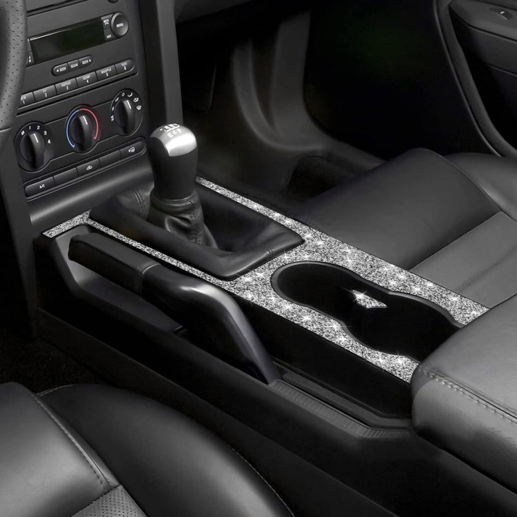 For Ford Mustang 2005-2009 Car Gear Panel Diamond Decorative Sticker, Left Drive - Car Interior Mouldings by PMC TechLife | Online Shopping South Africa | PMC TechLife | Buy Now Pay Later Mobicred