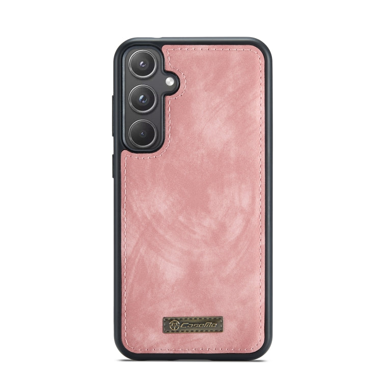 For Samsung Galaxy A55 5G CaseMe 008 Multifunctional Zipper Wallet Leather Phone Case with Lanyard(Pink) - Galaxy Phone Cases by CaseMe | Online Shopping South Africa | PMC Jewellery | Buy Now Pay Later Mobicred