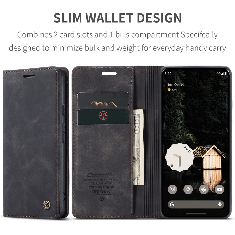 For Google Pixel 9 Pro XL CaseMe 013 Multifunctional Horizontal Flip Leather Phone Case(Black) - Google Cases by CaseMe | Online Shopping South Africa | PMC Jewellery | Buy Now Pay Later Mobicred