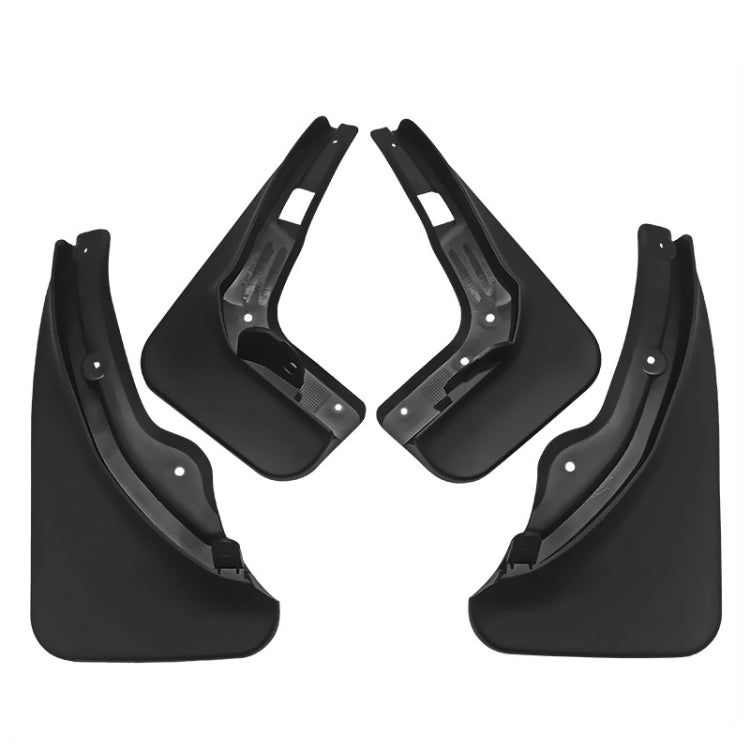 For Mercedes-Benz C-Class W205 2007-2010 4pcs/Set Car Auto Soft Plastic Splash Flaps Fender Guard - Mudguards by PMC Jewellery | Online Shopping South Africa | PMC Jewellery | Buy Now Pay Later Mobicred