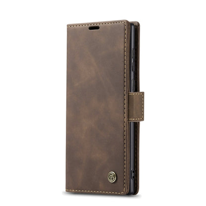 ForSamsung Galaxy S24 Ultra 5G CaseMe 013 Multifunctional Horizontal Flip Leather Phone Case(Coffee) - Galaxy S24 Ultra 5G Cases by CaseMe | Online Shopping South Africa | PMC Jewellery