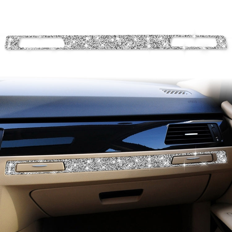 For BMW 3 Series E90 / E92 / E93 2005-2012 Car Passenger Side Center Control Diamond Decorative Sticker, Left Drive - Car Interior Mouldings by PMC TechLife | Online Shopping South Africa | PMC TechLife | Buy Now Pay Later Mobicred
