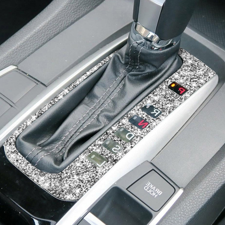 For Honda Civic 2016-2019 Car Gear Button Frame Diamond Decorative Sticker, Right-hand Drive - Car Interior Mouldings by PMC TechLife | Online Shopping South Africa | PMC TechLife | Buy Now Pay Later Mobicred
